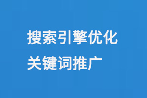 搜索引擎優(yōu)化關鍵詞推廣