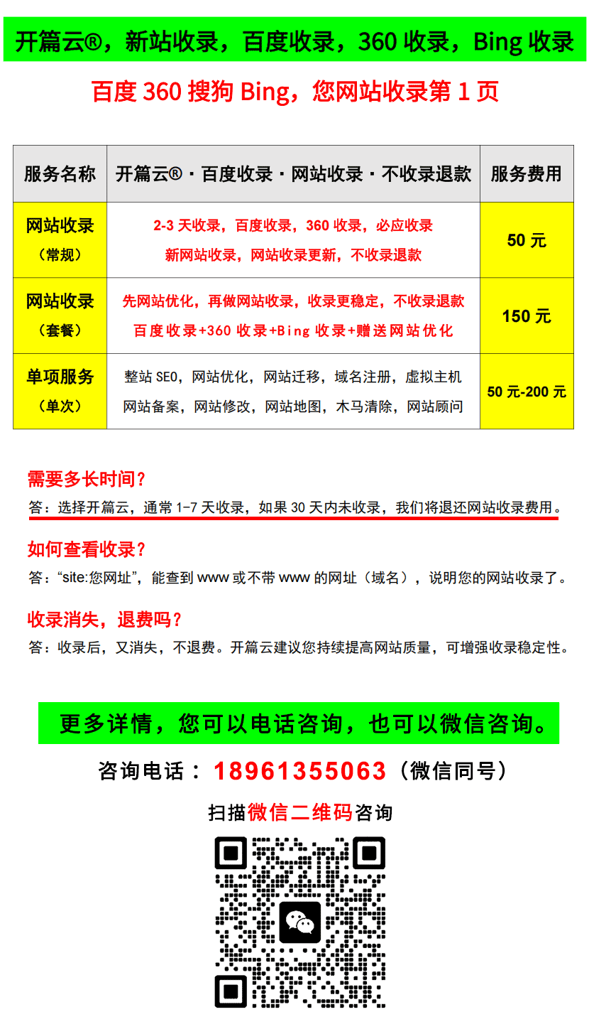 網站收錄