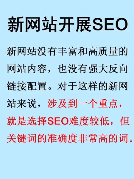 新網站開展SEO優化